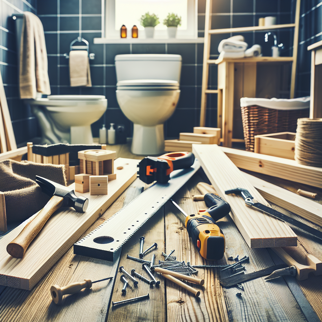 DIY: Byg dit eget badeværelsesmøbel og spar penge